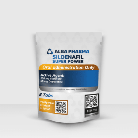 SILDENAFIL SUPER POWER 160 mg - 8 Tabletas - Administración Oral