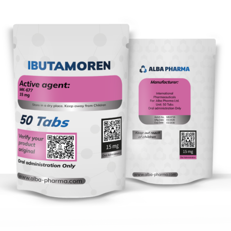 IBUTAMOREN 15 mg 50 Tabletas - Administración Oral